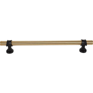 Top Knobs M2780 Bit Appliance Pull 18 Inch (c-c) - Honey Bronze and Flat Black