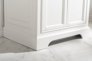 Milano 30" Single Sink Vanity with White Quartz Top