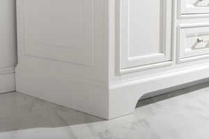 Milano 48" Single Sink Vanity with White Quartz Top