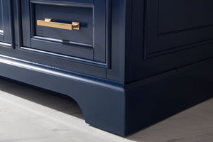 Milano 84" Double Sink Vanity with White Quartz Top