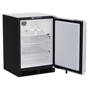 Marvel MLFZ224-SS01A 24" Classic Freezer, 4.9 Cu. Ft., Stainless Solid Door - view 2