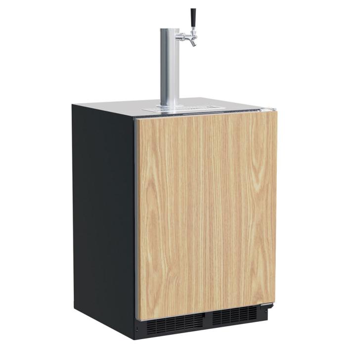 Marvel MLKR224-ISA1A 24" Classic Dispenser, 5.7 Cu. Ft., Single Beer & Beverage Tap, Panel Ready Solid Door