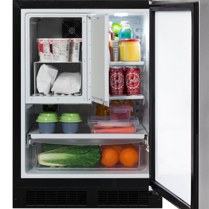 Marvel MLRF224-SS01A 24" Classic Refrigerator/Freezer, 4.9 Cu. Ft., Stainless Solid Door - view 4