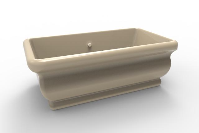 Hydro Systems MMI7036ATO-BON MICHELANGELO 7036 AC TUB ONLY - BONE