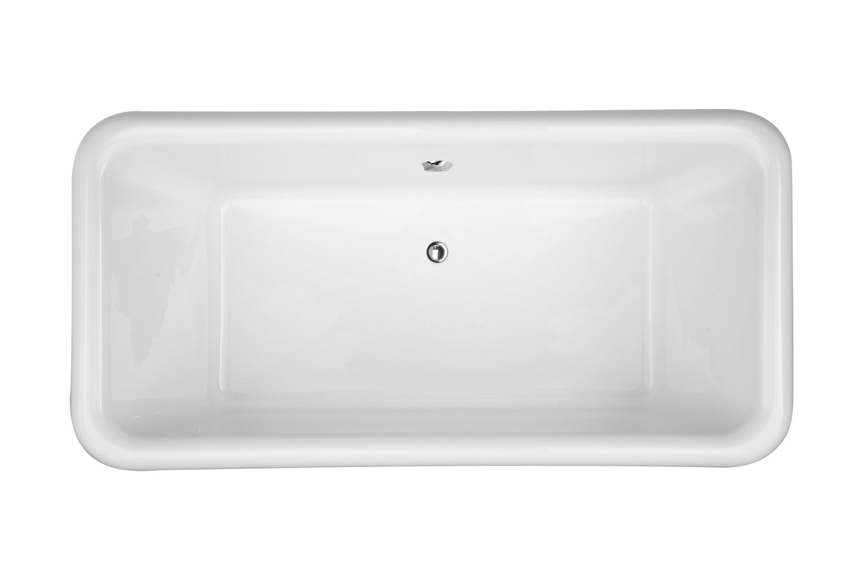 Hydro Systems MMI7036ATO-WHI MICHELANGELO 7036 AC TUB ONLY - WHITE