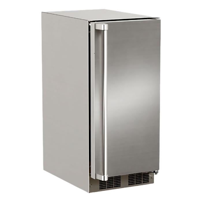 Marvel MOCL215-SS01B 15" Outdoor Clear Ice Machine, 39 lb/Day, Stainless Solid Door