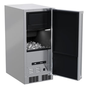 Marvel MOCL215-SS01B 15" Outdoor Clear Ice Machine, 39 lb/Day, Stainless Solid Door - view 2