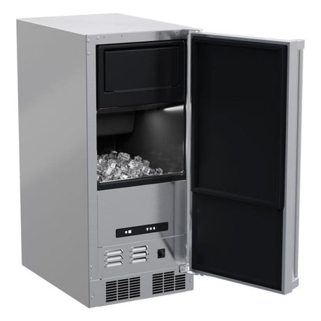 Marvel MOCL215-SS01B 15" Outdoor Clear Ice Machine, 39 lb/Day, Stainless Solid Door - view 2