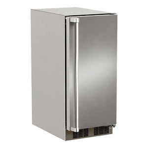 Marvel MOCP215-SS01B 15" Outdoor Clear Ice Machine, 39 lb/Day, w/ Pump, Stainless Solid Door