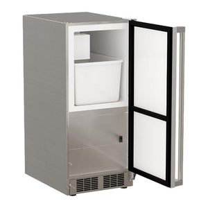 Marvel MOCR215-SS01B 15" Outdoor Crescent Ice Machine, 25 lb/Day, Stainless Solid Door - view 2
