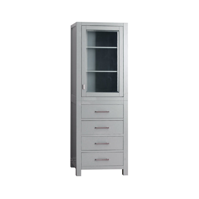 Avanity Modero 24 in. Linen Tower in Chilled Gray finish