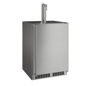 Marvel MOKR124-SSC1A 24" Outdoor Dispenser, 5.7 Cu. Ft., Single Wine & Beverage Tap, Stainless Solid Door, Locking