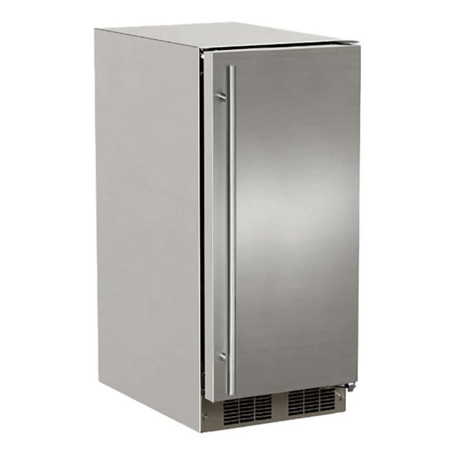 Marvel MONP215-SS01A 15" Outdoor Nugget Ice Machine, 65 lb/Day, w/ Pump, Stainless Solid Door