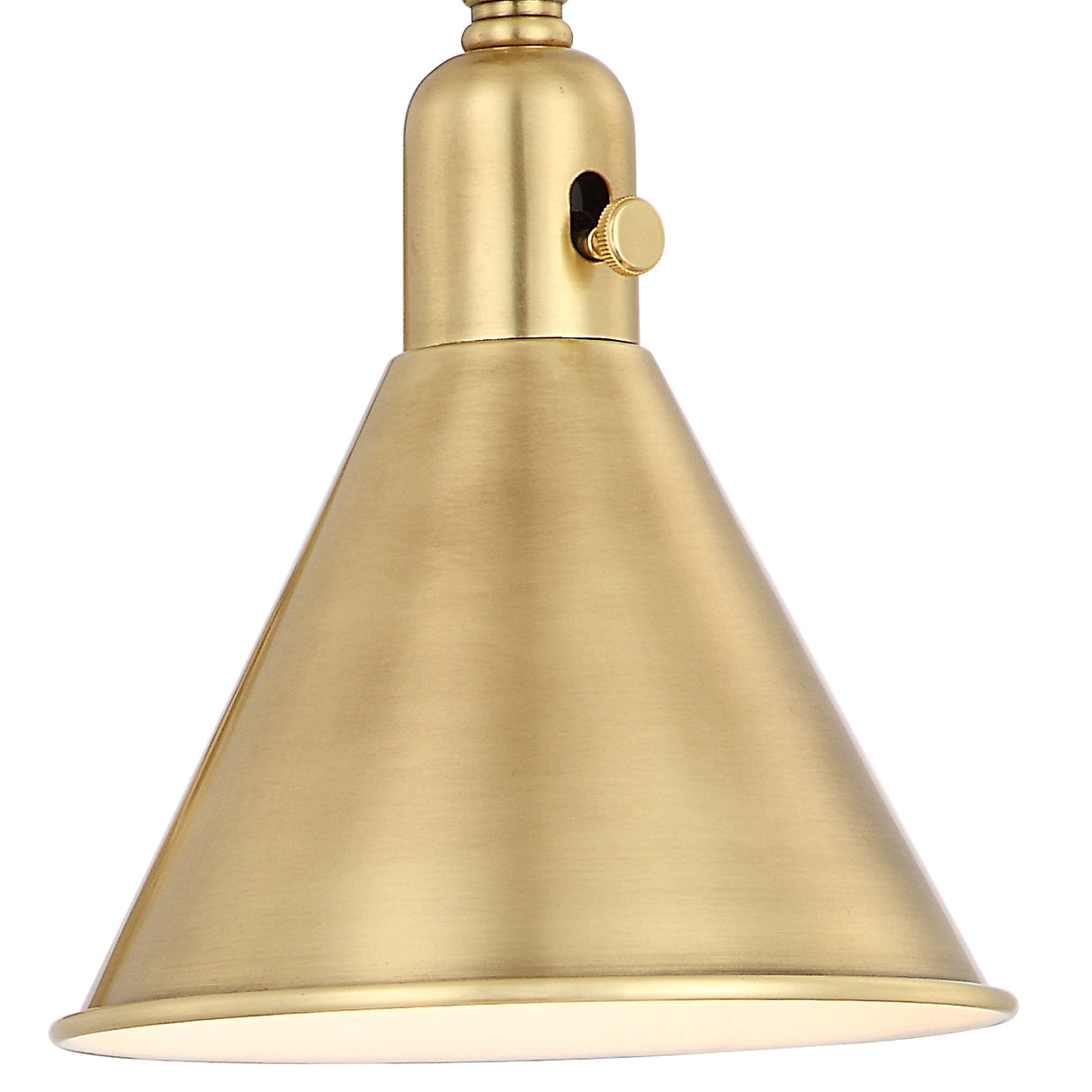 Morgan 1 Light Aged Brass Task Sconce MOR-8800-AG