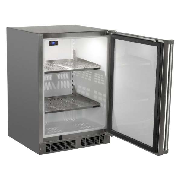 Marvel MORE124-SS31A 24" Outdoor Refrigerator, 5.3 Cu. Ft., Stainless Solid Door, Locking - view 2