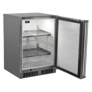 Marvel MORE124-SS31A 24" Outdoor Refrigerator, 5.3 Cu. Ft., Stainless Solid Door, Locking - view 2