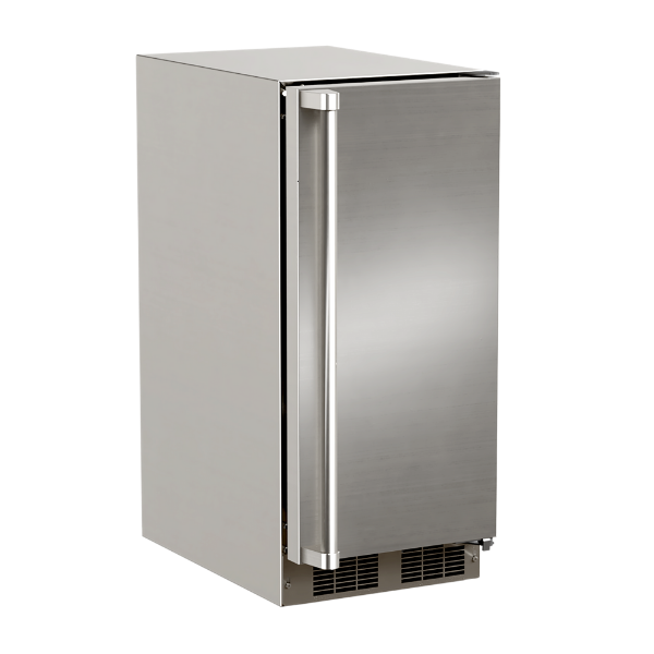 Marvel MORE215-SS31A 15" Outdoor Refrigerator, 2.7 Cu. Ft., Stainless Solid Door, Locking