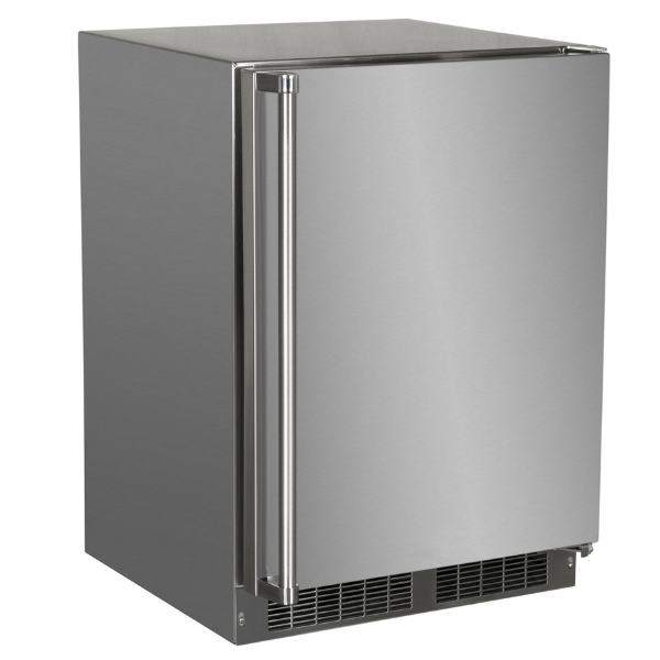 Marvel MORE224-SS41A 24" Outdoor Refrigerator, 5.1 Cu. Ft., Stainless Solid Door, RH, Locking