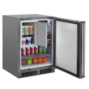 Marvel MORF224-SS31A 24" Outdoor Refrigerator/Freezer, 4.9 Cu. Ft., Stainless Solid Door, Locking - view 2