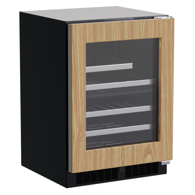 Marvel MPBD424-IG31A 24" Professional Dual Zone Beverage Center, 5.0 Cu. Ft., Panel Ready Glass Door, Locking