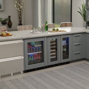 Marvel MPBV415-IG31A 15" Professional Beverage Center, 2.7 Cu. Ft., Panel Ready Glass Door, Locking - view 2