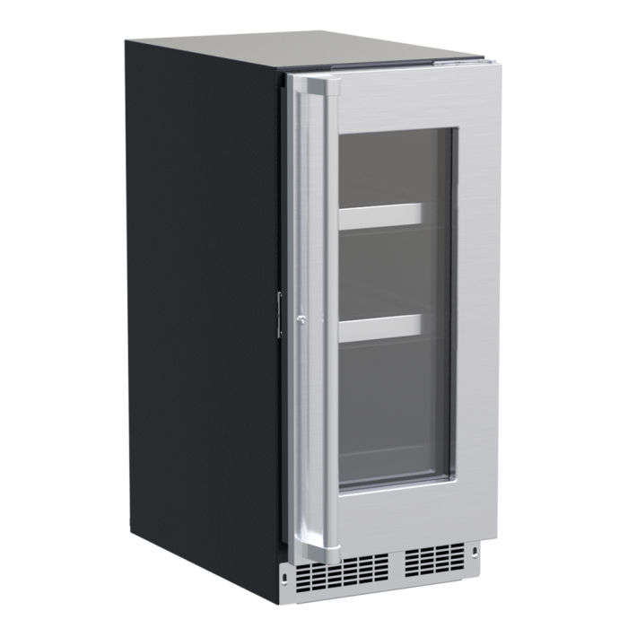 Marvel MPBV415-SG31A 15" Professional Beverage Center, 2.7 Cu. Ft., Stainless Glass Door, Locking