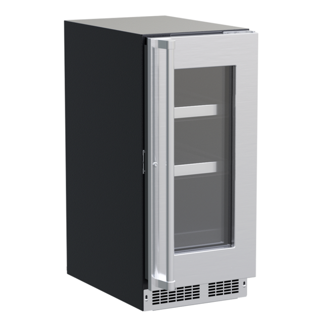 Marvel MPBV415-SG31A 15" Professional Beverage Center, 2.7 Cu. Ft., Stainless Glass Door, Locking