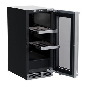 Marvel MPBV415-SG31A 15" Professional Beverage Center, 2.7 Cu. Ft., Stainless Glass Door, Locking - view 2