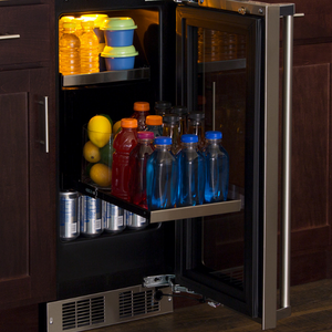 Marvel MPBV415-SG31A 15" Professional Beverage Center, 2.7 Cu. Ft., Stainless Glass Door, Locking - view 3