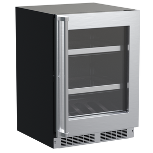 Marvel MPBV424-SG31A 24" Professional Beverage Center, 5.5 Cu. Ft., Stainless Glass Door, Locking