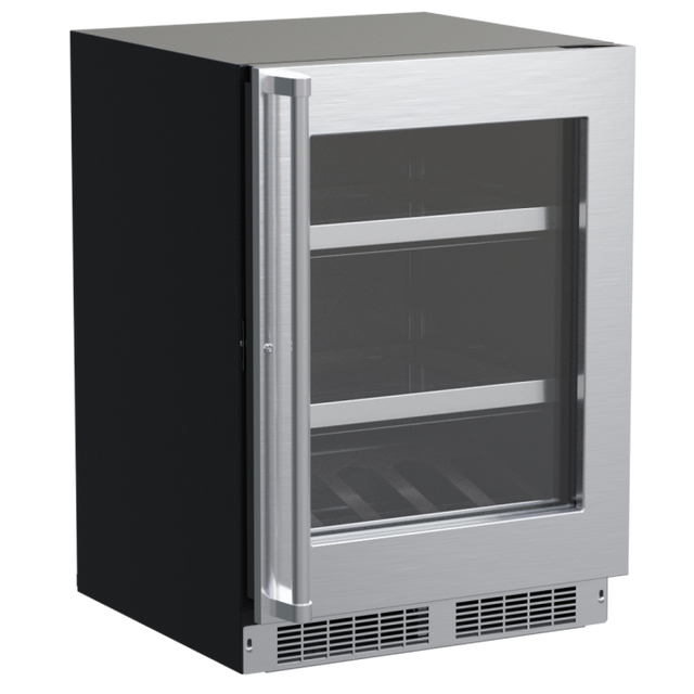 Marvel MPBV424-SG31A 24" Professional Beverage Center, 5.5 Cu. Ft., Stainless Glass Door, Locking
