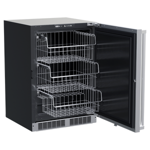 Marvel MPFZ424-SS31A 24" Professional Freezer, 4.6 Cu. Ft., Stainless Solid Door, Locking - view 2
