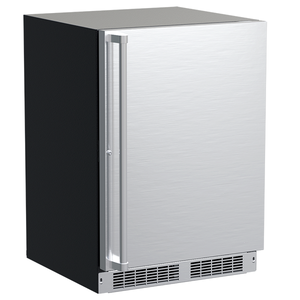Marvel MPRI424-SS31A 24" Professional Refrigerator/Freezer, 4.9 Cu. Ft., w/ Ice, Stainless Solid Door, Locking
