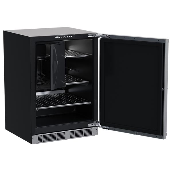 Marvel MPRI424-SS31A 24" Professional Refrigerator/Freezer, 4.9 Cu. Ft., w/ Ice, Stainless Solid Door, Locking - view 2