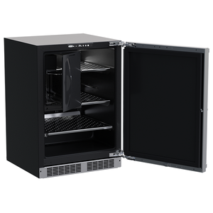Marvel MPRI424-SS31A 24" Professional Refrigerator/Freezer, 4.9 Cu. Ft., w/ Ice, Stainless Solid Door, Locking - view 2