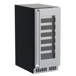 Marvel MPWC415-SG31A 15" Professional Wine Refrigerator, 24 Bottle, Stainless Glass Door, Locking