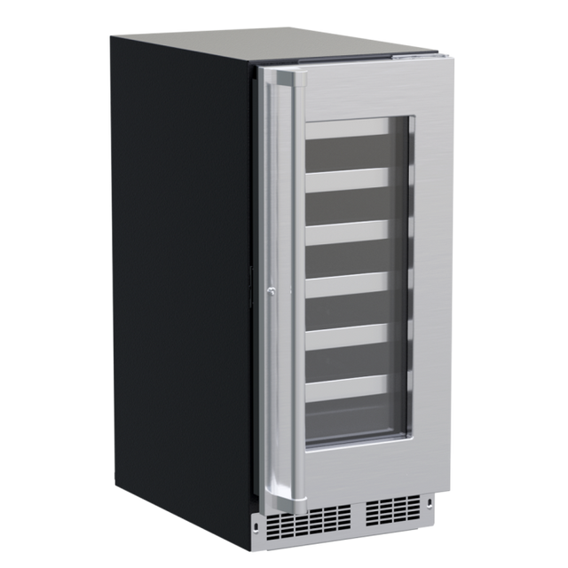 Marvel MPWC415-SG31A 15" Professional Wine Refrigerator, 24 Bottle, Stainless Glass Door, Locking