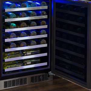 Marvel MPWC424-SG31A 24" Professional Wine Refrigerator, 48 Bottle, Stainless Glass Door, Locking - view 3