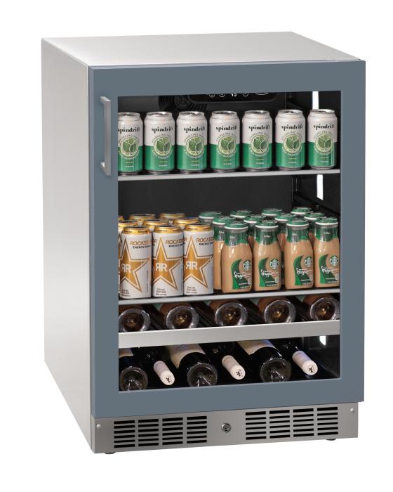 Marvel MRBV224-IG31A 24" Essential Beverage Center, 5.1 Cu. Ft., Panel Ready Glass Door, Locking