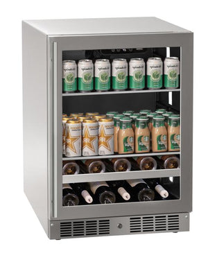 Marvel MRBV224-SG31A 24" Essential Beverage Center, 5.1 Cu. Ft., Stainless Glass Door, Locking