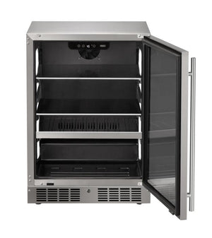 Marvel MRBV224-SG31A 24" Essential Beverage Center, 5.1 Cu. Ft., Stainless Glass Door, Locking - view 3