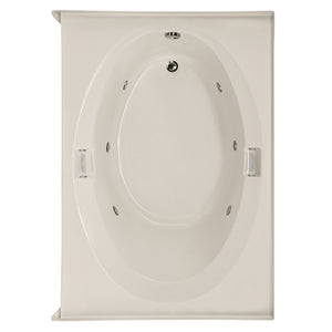 Hydro Systems MRL6636ACO-BIS MARLIE 6636 AC W/COMBO SYSTEM-BISCUIT