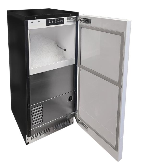 Marvel MRNP215-IS01A 15" Classic Nugget Ice Machine, 65 lb/Day, w/ Pump, Panel Ready Solid Door - view 2