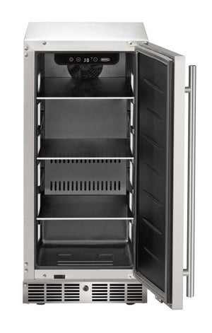 Marvel MRRE215-SS31A 15" Essential Refrigerator, 3.0 Cu. Ft., Stainless Solid Door, Locking - view 3