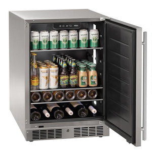 Marvel MRRE224-SS31A 24" Essential Refrigerator, 5.1 Cu. Ft., Stainless Solid Door, Locking - view 2