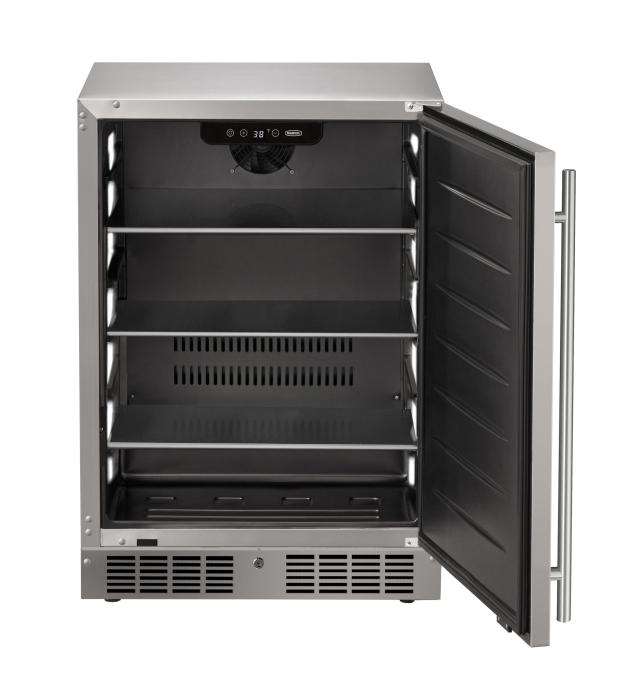 Marvel MRRE224-SS31A 24" Essential Refrigerator, 5.1 Cu. Ft., Stainless Solid Door, Locking - view 3