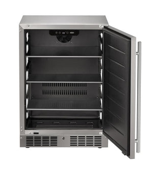 Marvel MRRE224-SS31A 24" Essential Refrigerator, 5.1 Cu. Ft., Stainless Solid Door, Locking - view 3