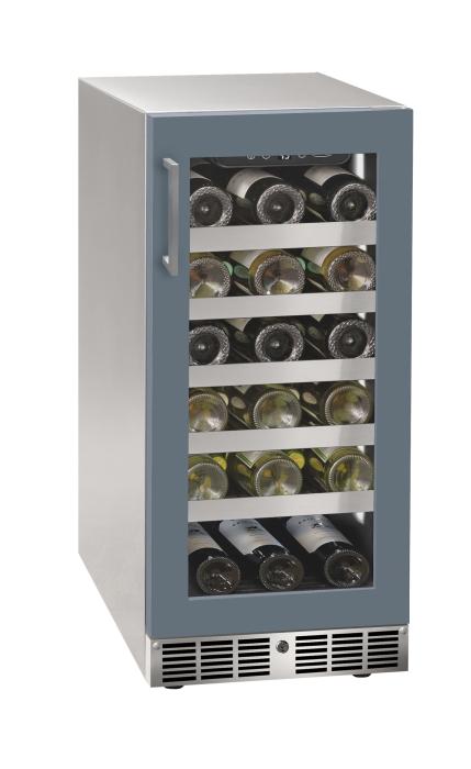 Marvel MRWC215-IG31A 15" Essential Wine Refrigerator, 28 Bottle, Panel Ready Glass Door, Locking