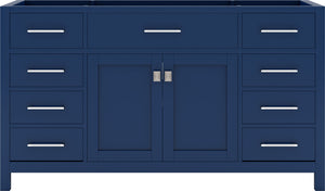 Virtu USA Caroline 60" Single Cabinet - Luxe Bathroom Vanities