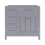 Virtu USA Caroline Parkway 36" Single Cabinet - Luxe Bathroom Vanities